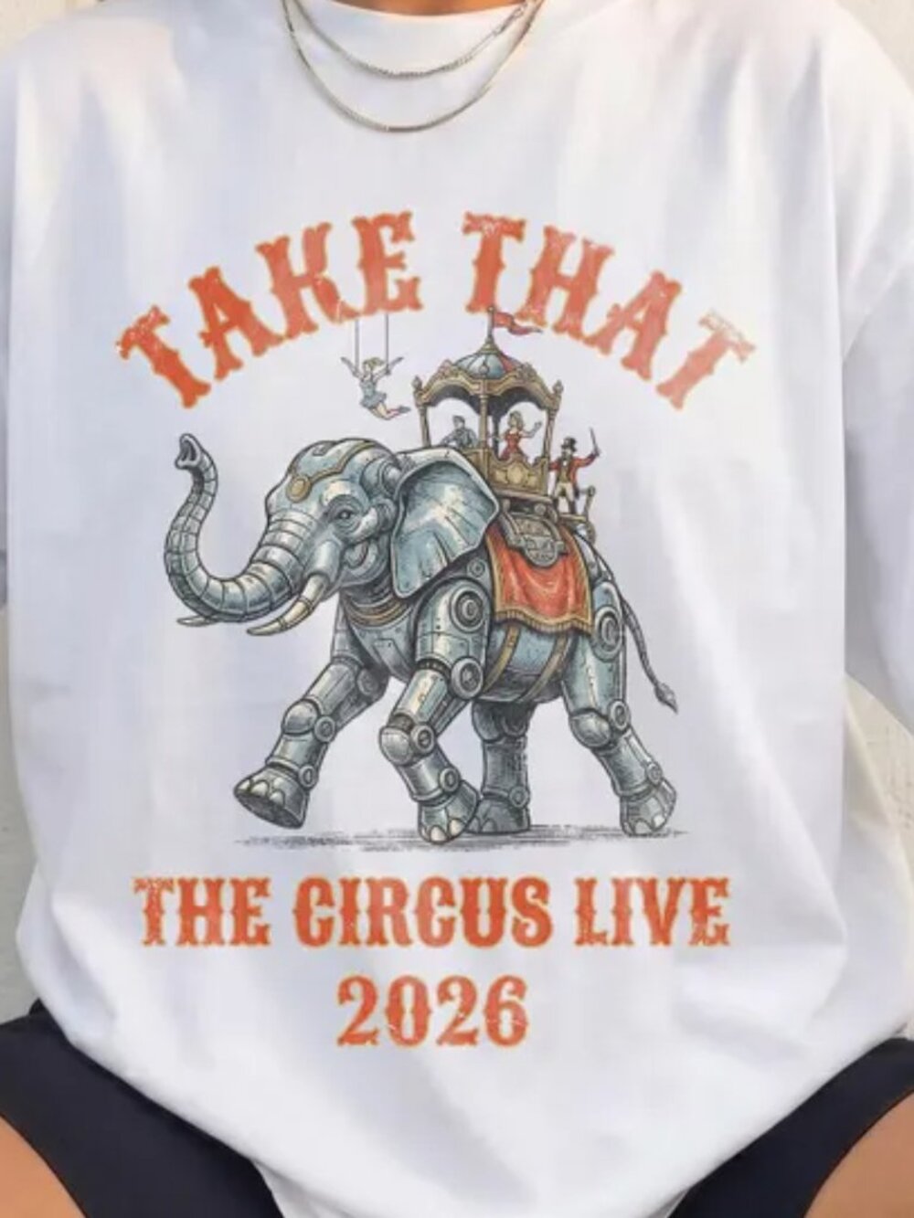 Take That Elephant Circus Live 2026 T-Shirt Tour Tee 276 - Picture 2 of 5